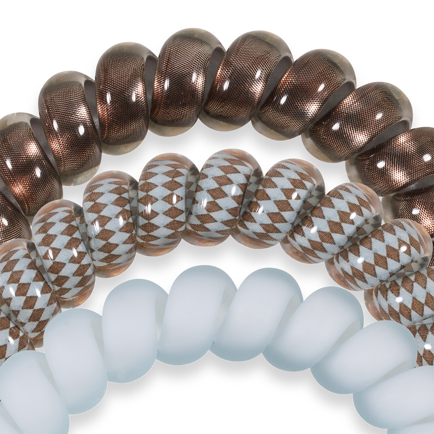 Teleties Hair Ties Large Truly Taupe - 3 Pack