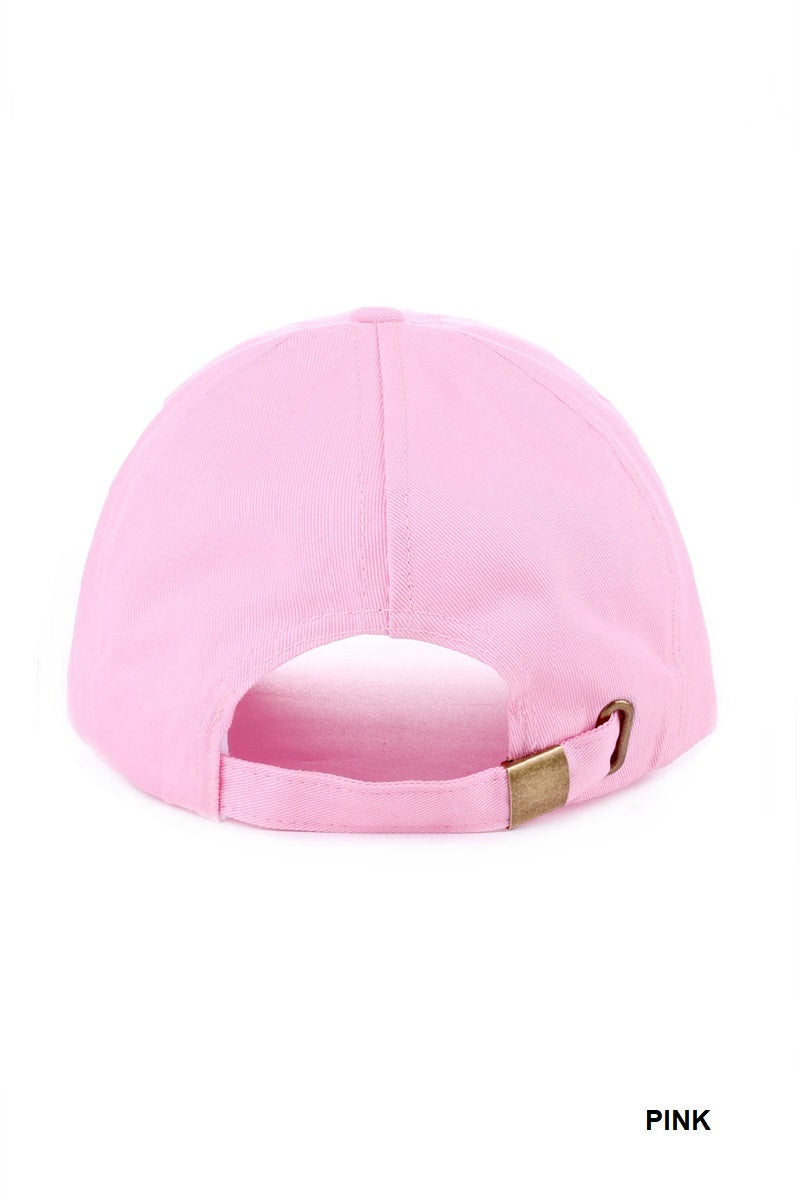 ZenanaChenille Patch Mama Cap - Ash Pink - PinkPro Beauty Supply
