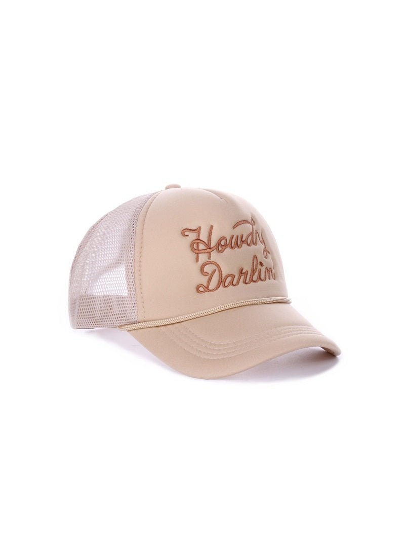 Trucker Hat Howdy Darlin' - Ash Mocha PinkPro Beauty Supply