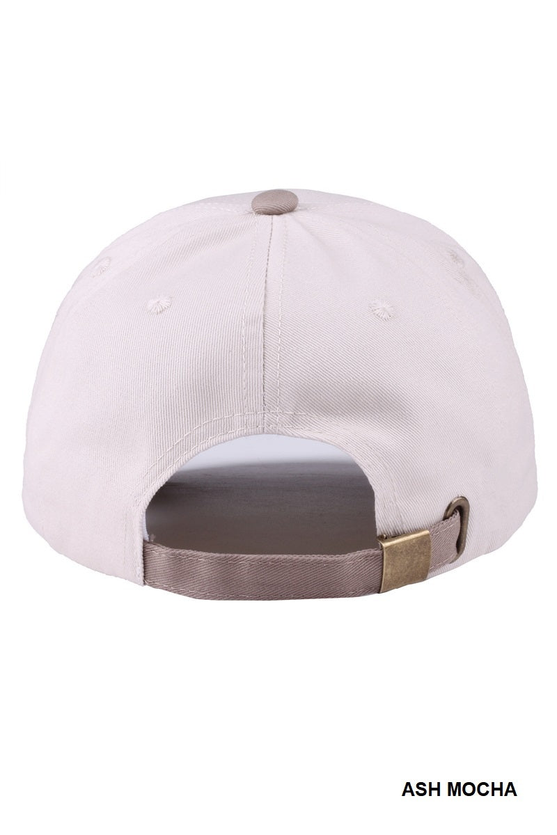 Canvas Cap Two-Tone Just a Girl Who Loves Jesus - Ash Mocha PinkPro Beauty Supply