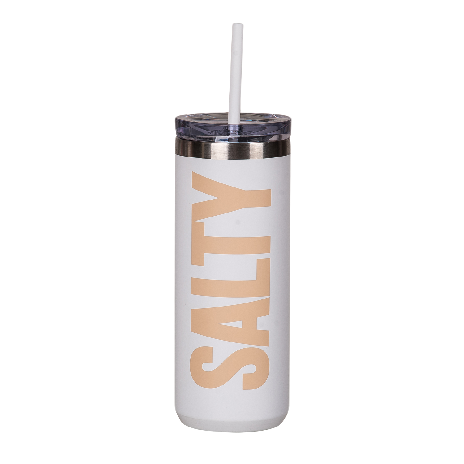 Gift Tumbler with Straw - Salty - PinkPro Beauty Supply