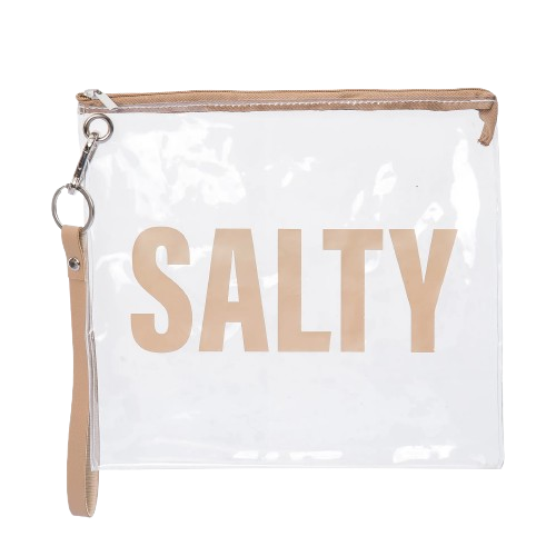 Gift Wristlet Bag - Clear Salty - PinkPro Beauty Supply