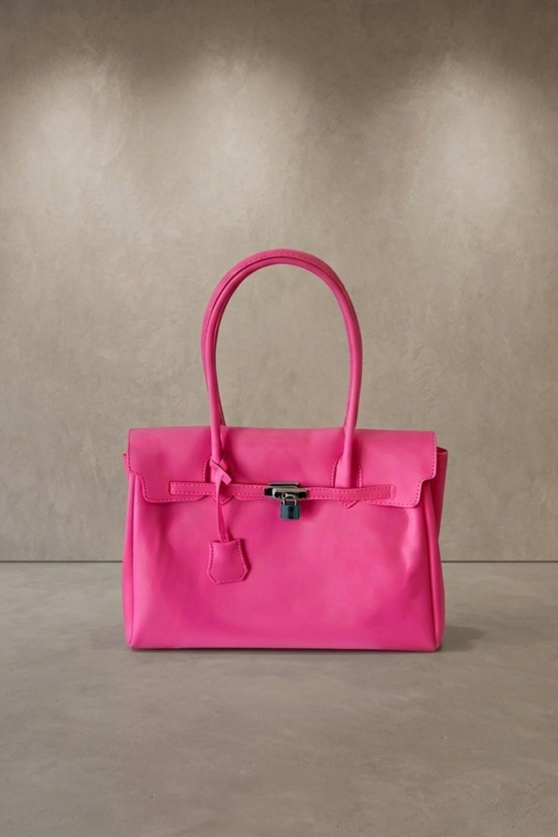 Jelly Firkin Bag- Fuchsia