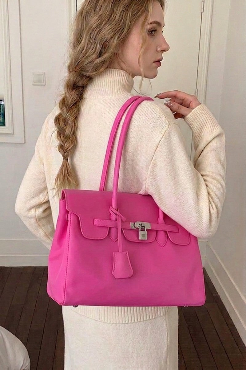 Jelly Firkin Bag- Fuchsia