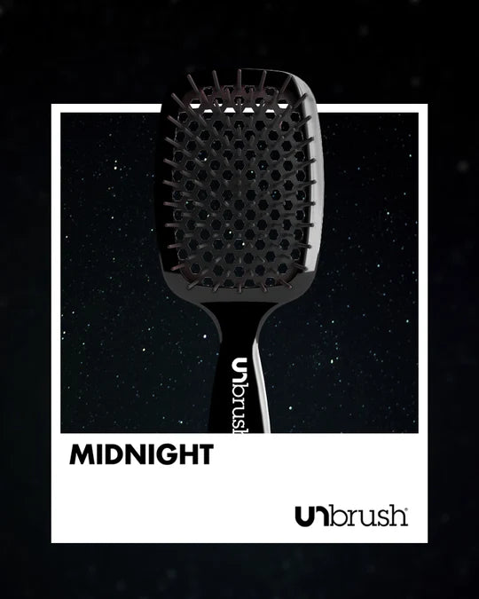 UNbrush Detangling Regular Hair Brush - Midnight