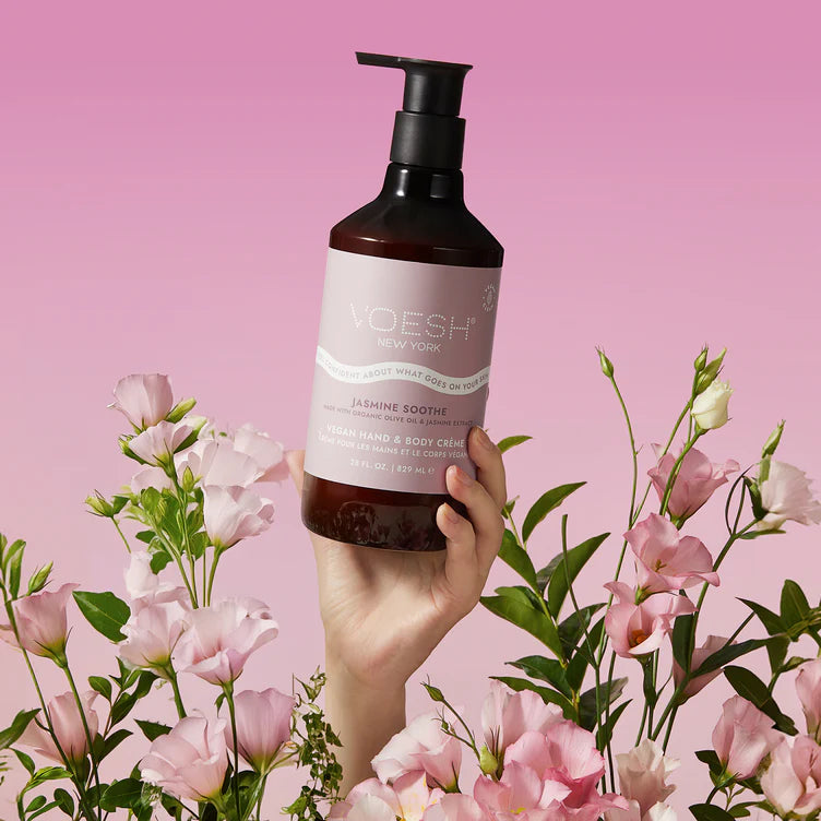 Voesh Vegan Body & Hand Creme - Jasmine Soothe 28 oz. - PinkPro Beauty Supply