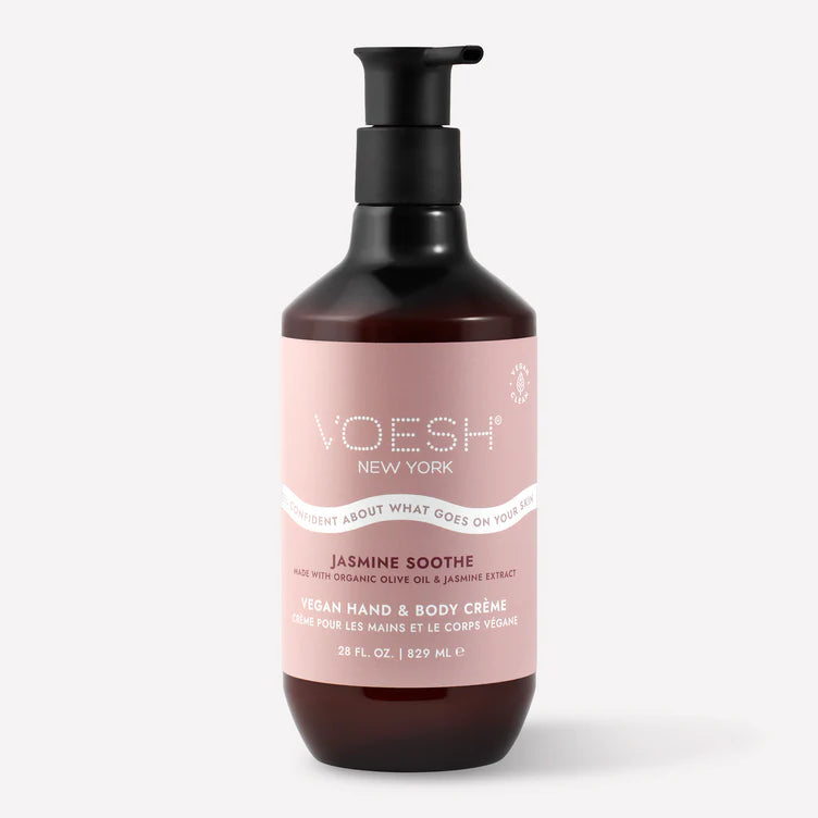 Voesh Vegan Body & Hand Creme - Jasmine Soothe 28 oz. - PinkPro Beauty Supply