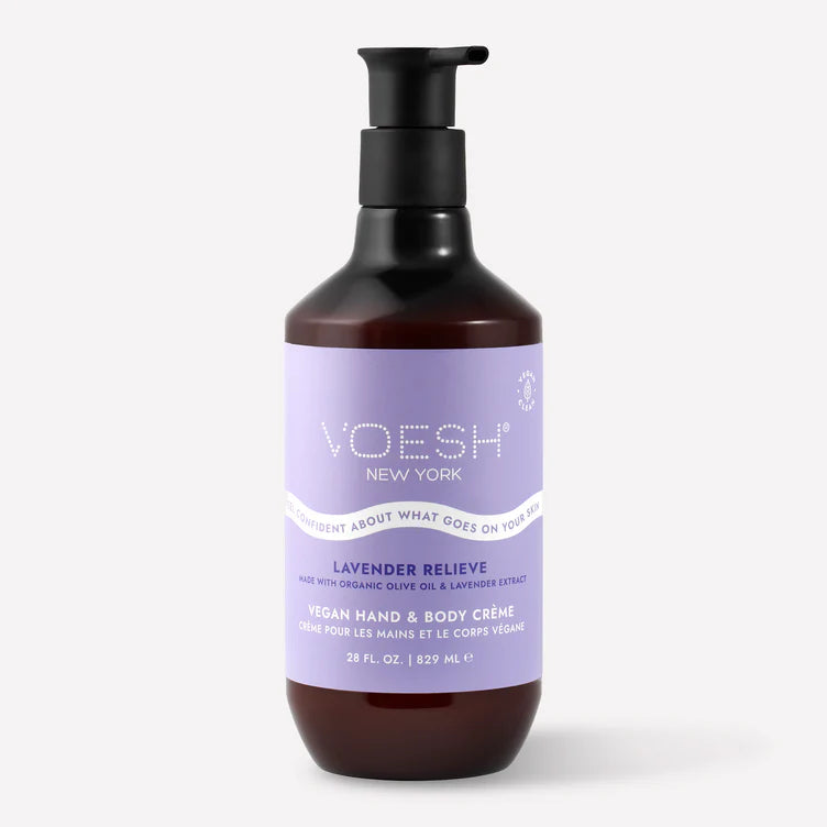 Voesh Vegan Body & Hand Creme - Lavender Relieve 28 oz. - PinkPro Beauty Supply