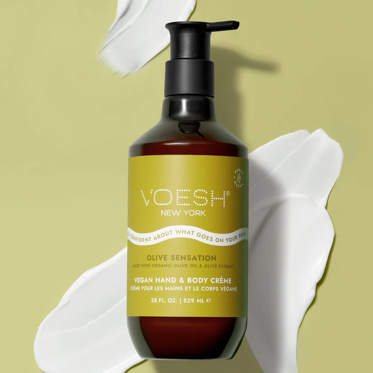 Voesh Vegan Body & Hand Creme - Olive Sensation 28 oz. - PinkPro Beauty Supply