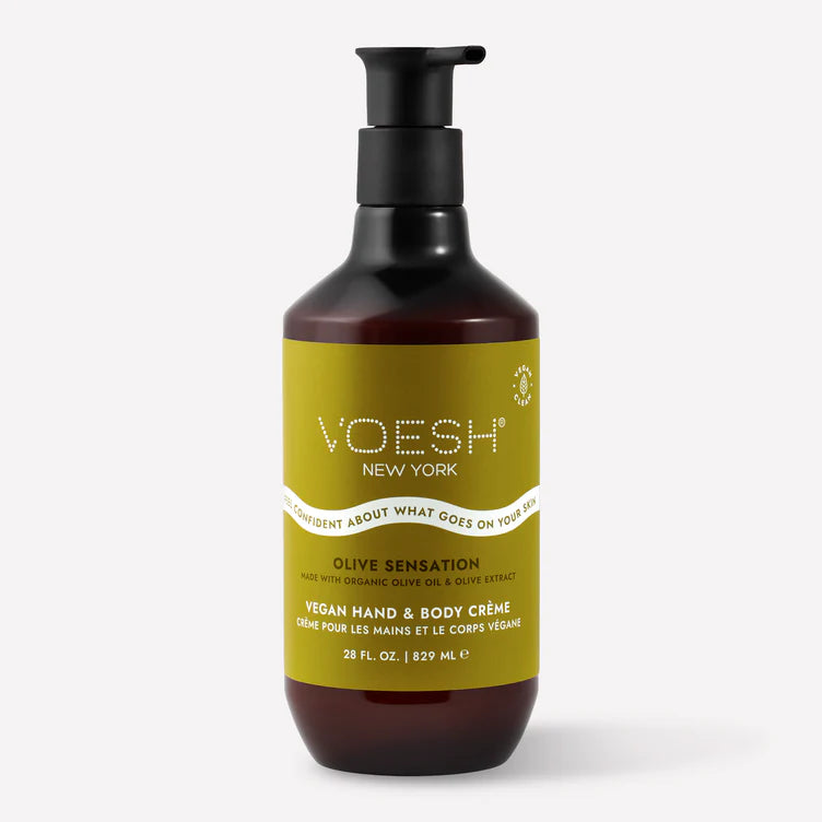Voesh Vegan Body & Hand Creme - Olive Sensation 28 oz. - PinkPro Beauty Supply