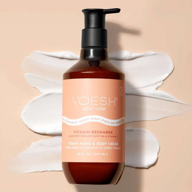 Voesh Vegan Body & Hand Creme - Vitamin Recharge 28 oz. - PinkPro Beauty Supply