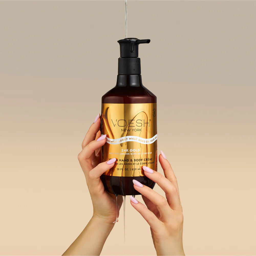 Voesh Vegan Body & Hand Creme - Imperial Gold 28 oz.