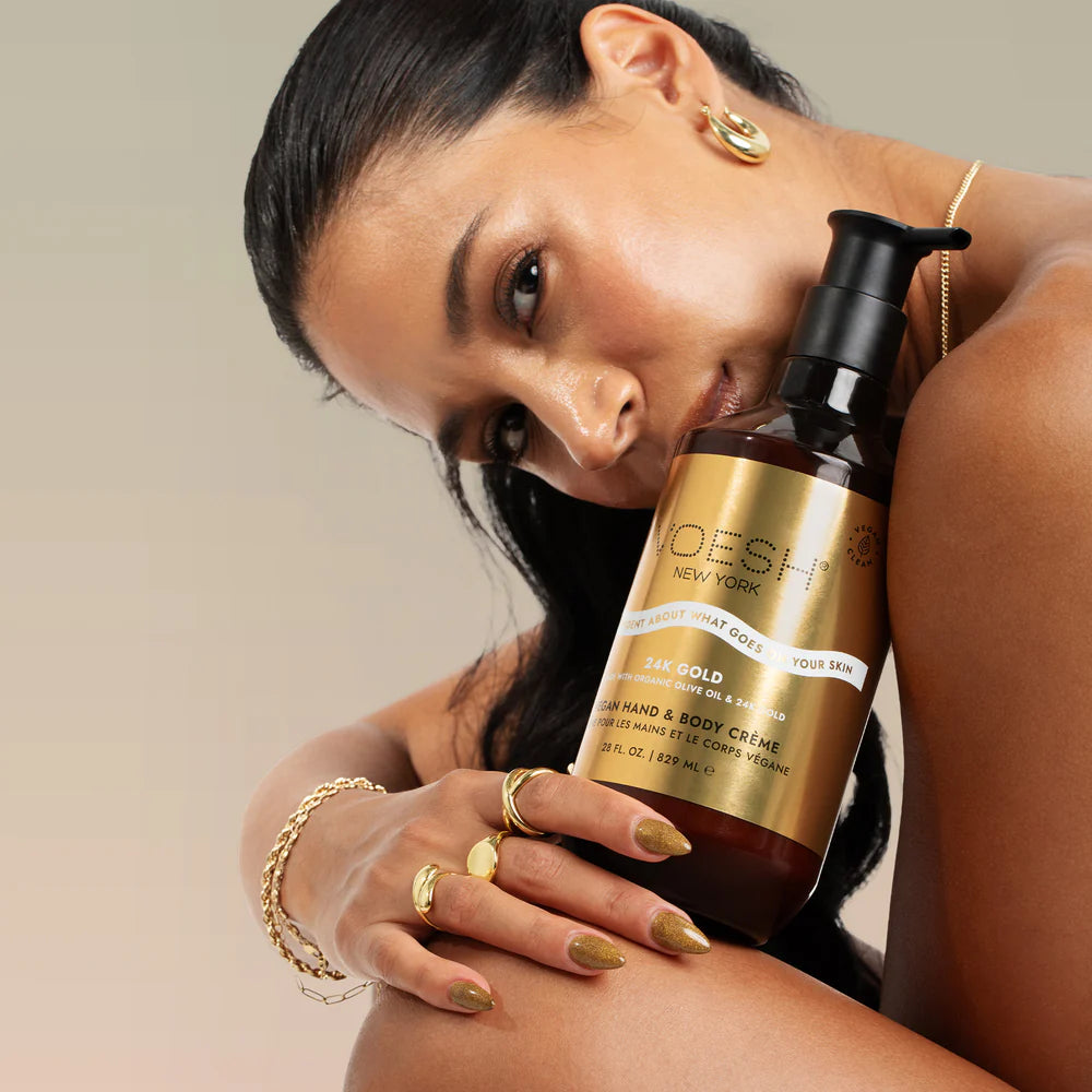 Voesh Vegan Body & Hand Creme - Imperial Gold 28 oz.