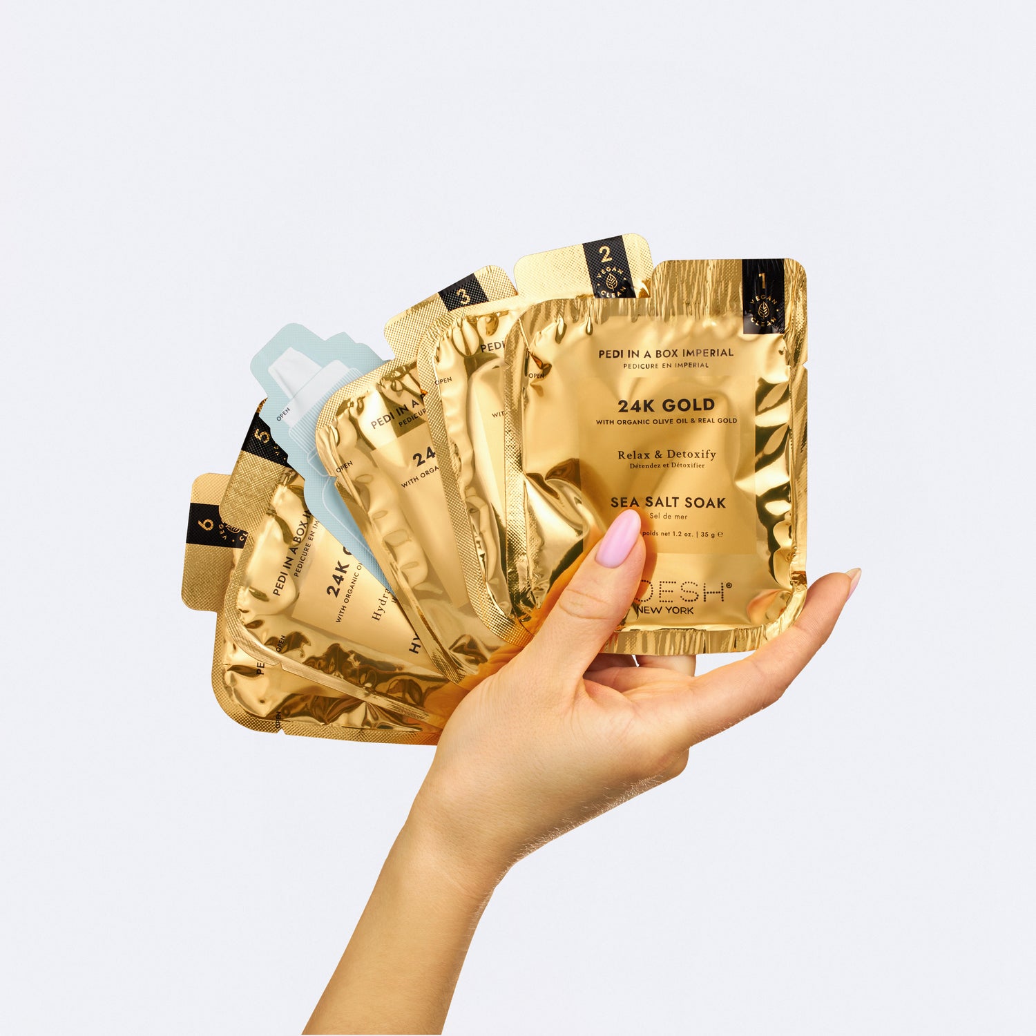 Voesh Pedi In A Box - Imperial Gold