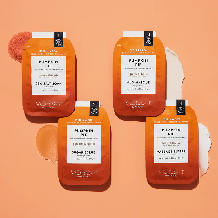 Voesh Pedi in a Box - 4 Step - Pumpkin Pie* Voesh New york
