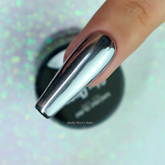 Madam Glam Gel Paine Silver Chrome 0.17 oz.