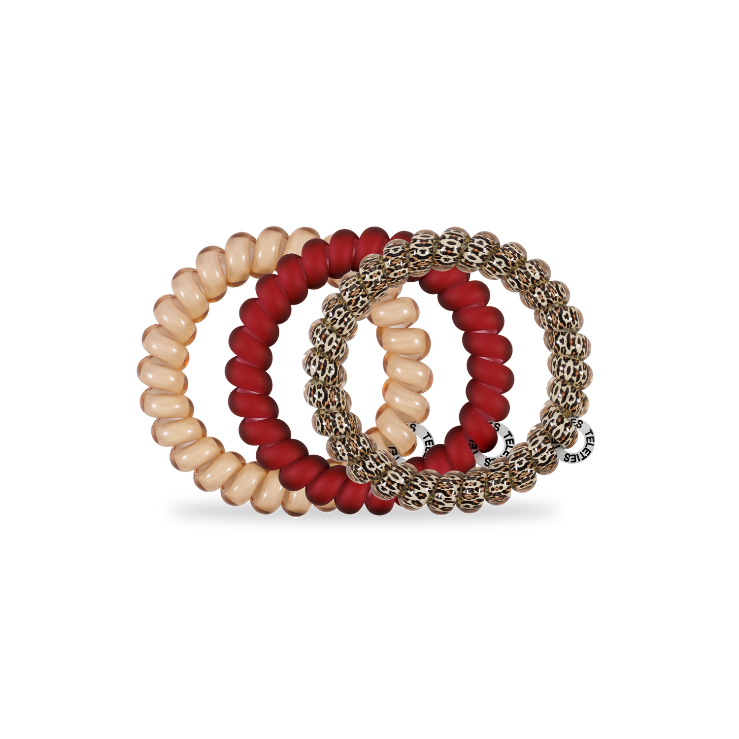 Teleties Hair Ties Large Wild Side - 3 Pack