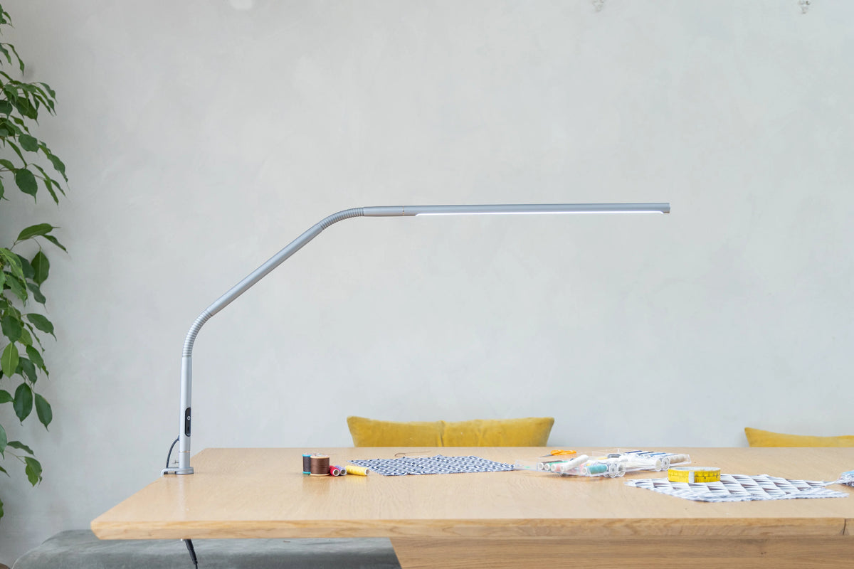 Daylight Slimline 4 Table Lamp-Ice Grey