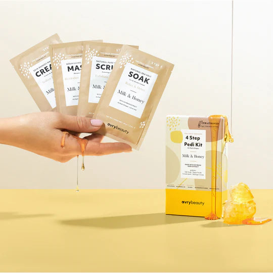 Avry 4 Step Pedi Kit-Milk & Honey