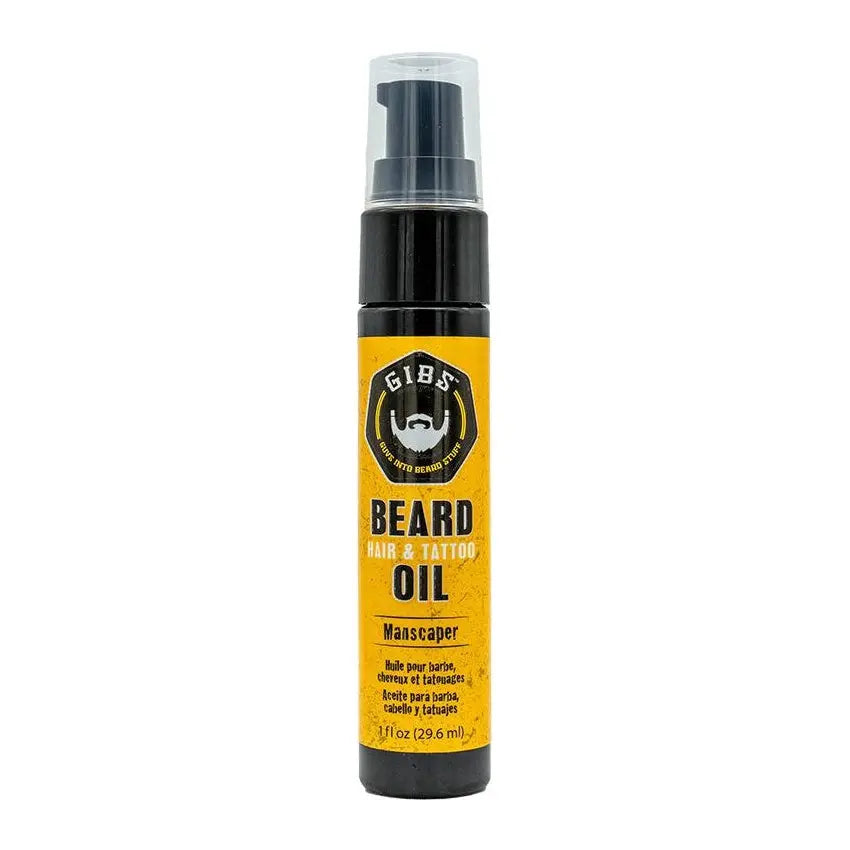 Gibs Manscaper Beard, Hair & Tattoo Oil Gibs Grooming