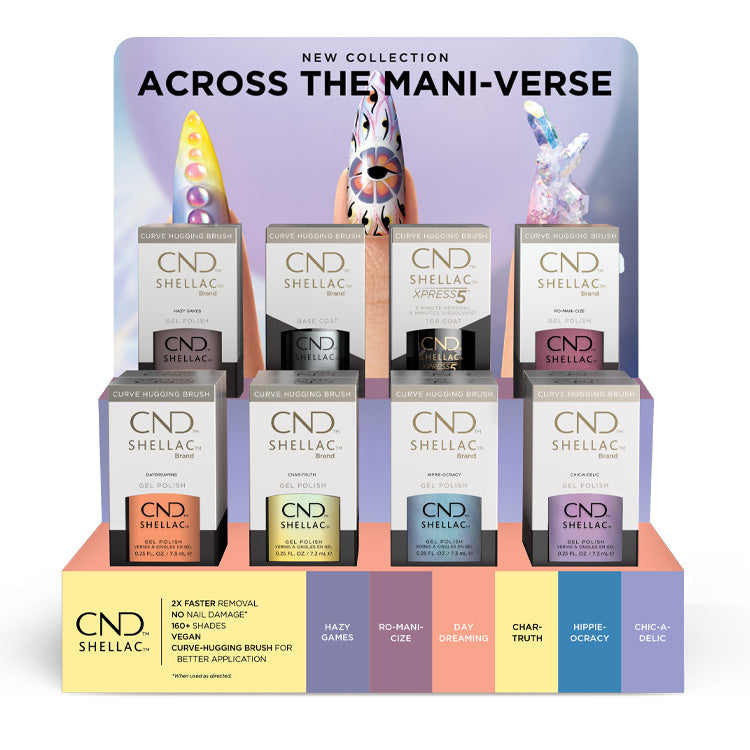 CND Shellac Across The Mani-Verse Collection Pop Display