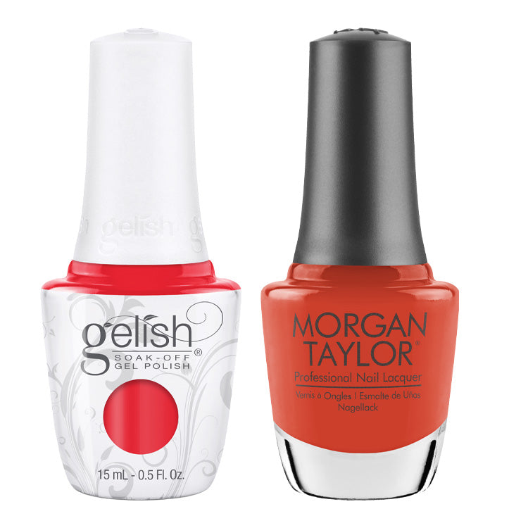 Gelish & Morgan Taylor Duo - Tiger Blossom .5 oz