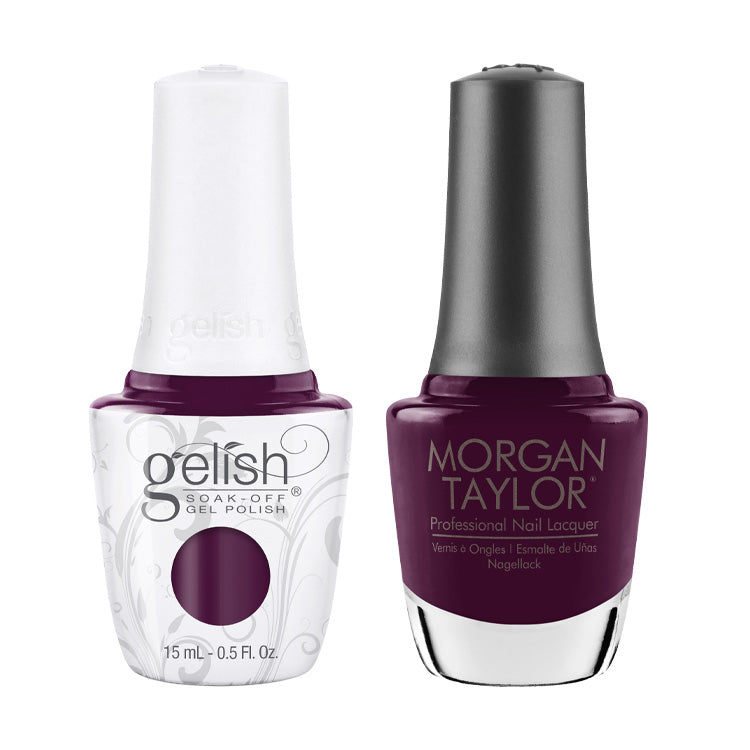 Gelish & Morgan Taylor Duo - Plum and Done .5 oz
