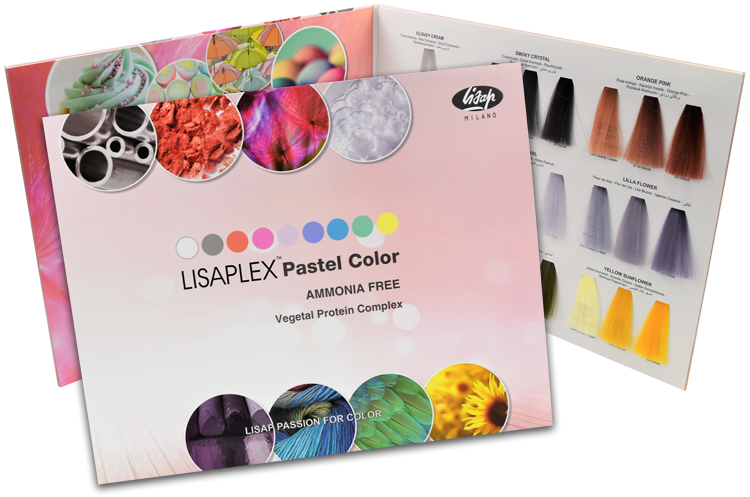 Lisap Lisaplex Pastel Color Swatch Chart