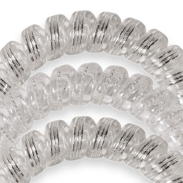 Teleties Hair Ties Silver Slay - PinkPro Beauty Supply