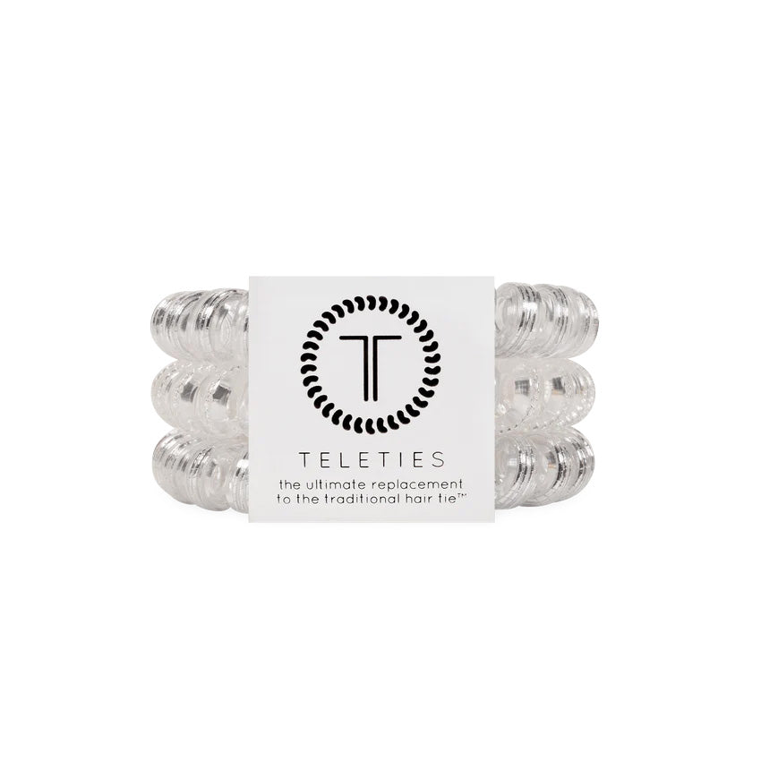 Teleties Hair Ties Silver Slay - PinkPro Beauty Supply