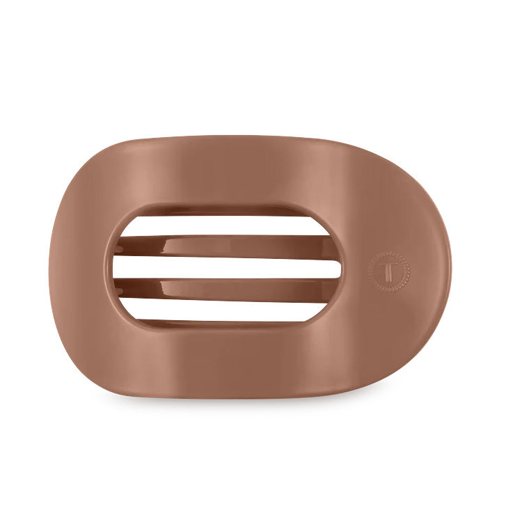 Teleties Flat Clip Large Mocha Mousse - PinkPro Beauty Supply