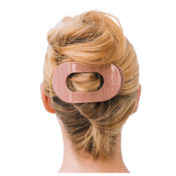 Teleties Flat Clip Large Mocha Mousse - PinkPro Beauty Supply