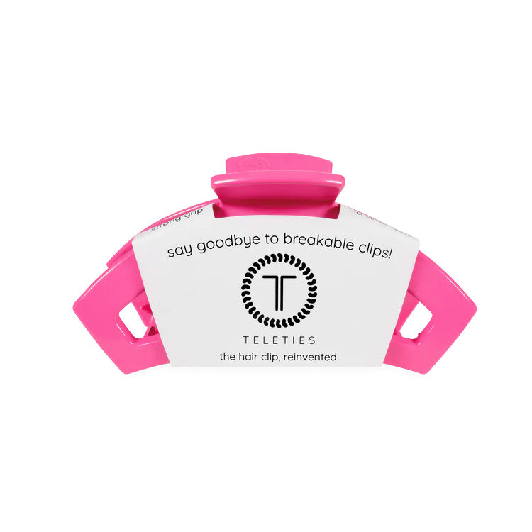 Teleties Open Clip Medium Tropical Punch - PinkPro Beauty Supply
