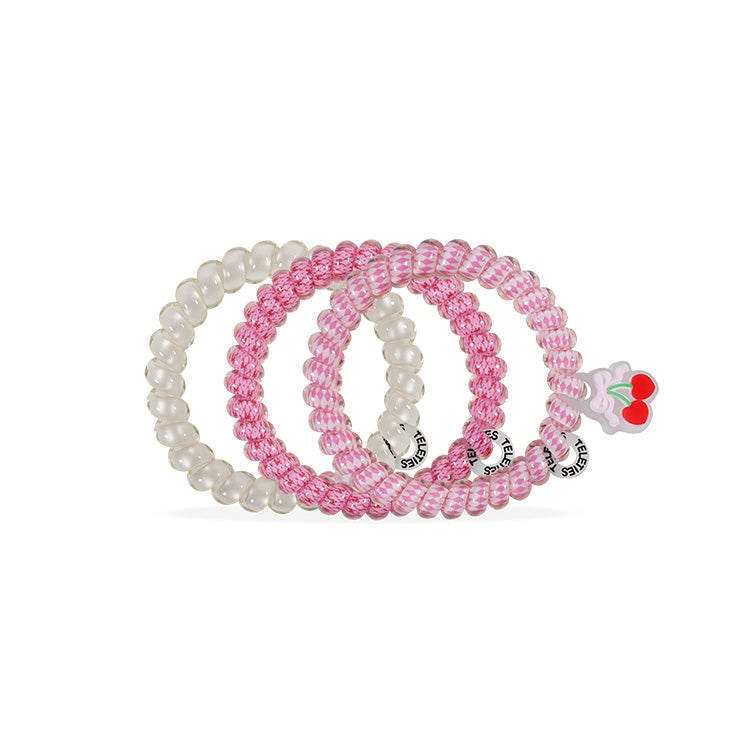 Teleties Small Cherry Bomb - 3 Piece