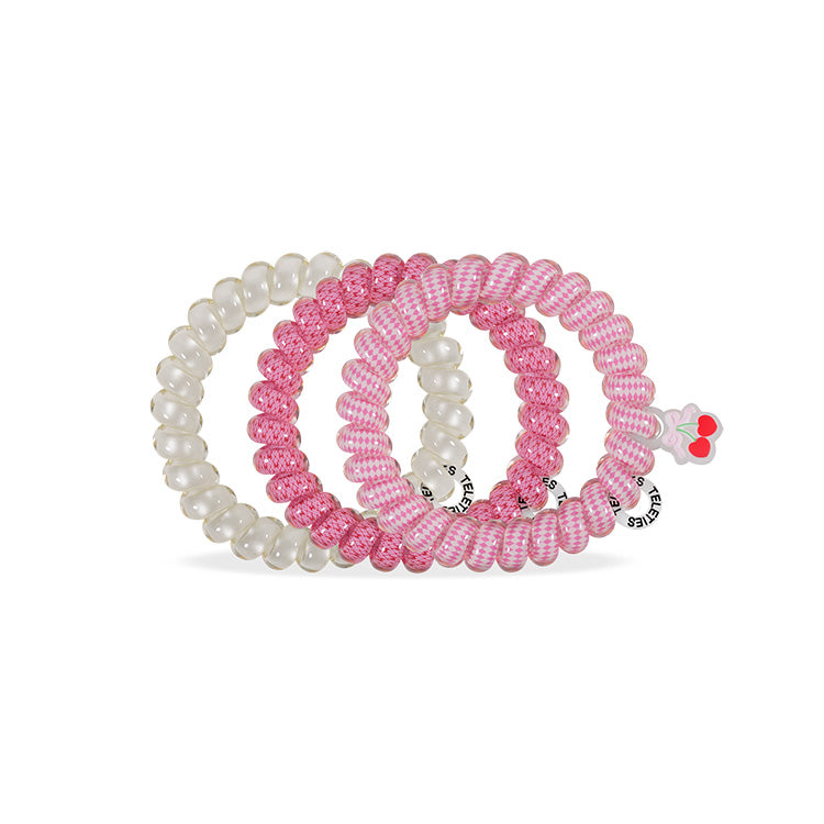 Teleties Large Cherry Bomb - 3 Piece