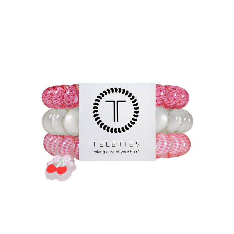 Teleties Large Cherry Bomb - 3 Piece
