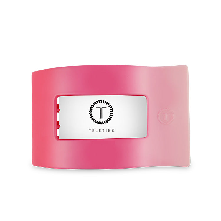 Teleties Flat Rectangle Large Clip - Kiss & Tell