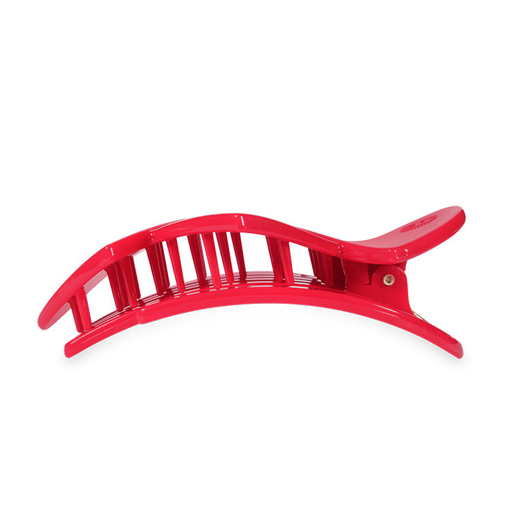 Teleties Flat Heart to Heart Large Clip - Red