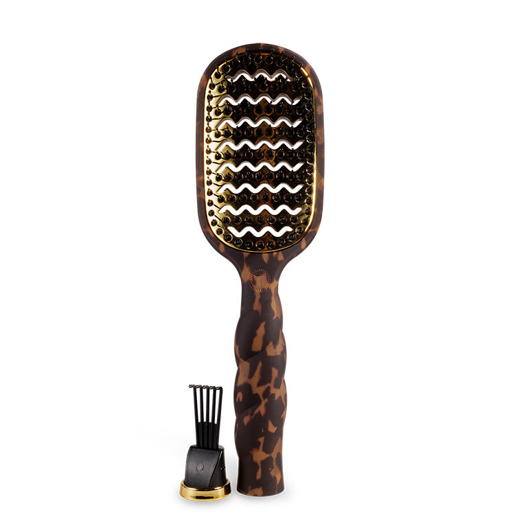 Teleties Vented Hair Brush - Tortoise