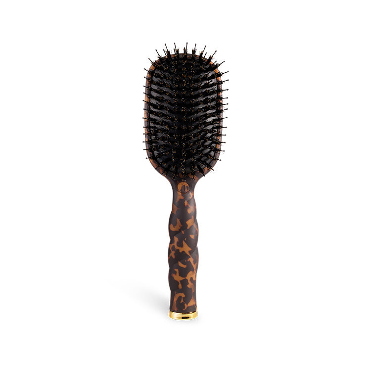 Teleties Boar Bristle Hair Brush - Tortoise