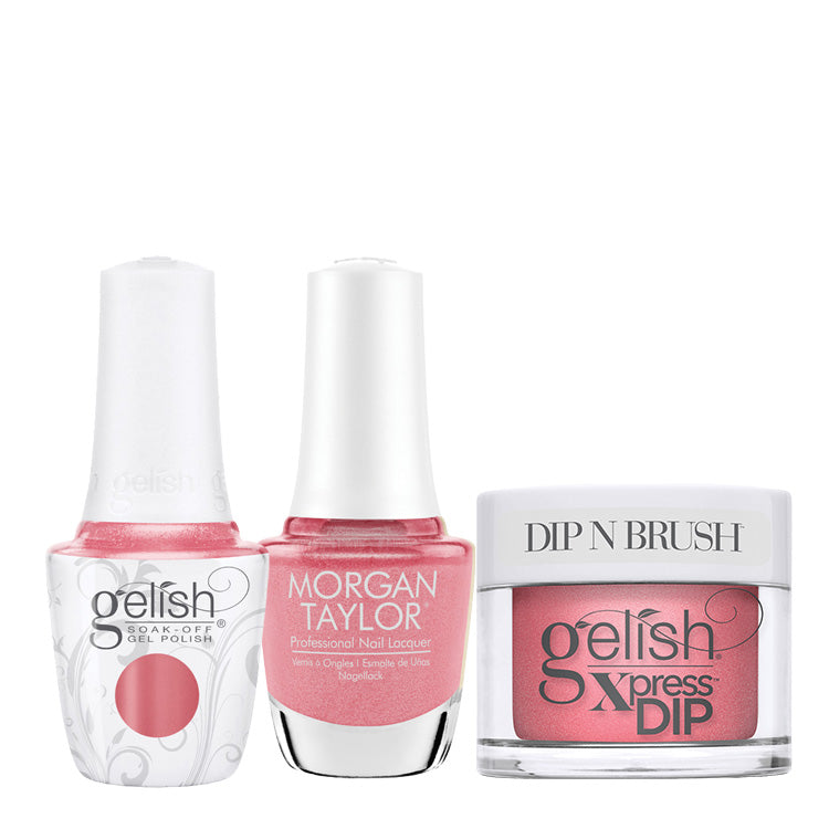 Gelish Morgan Taylor Trio Prism Blooms - Citrus Halo