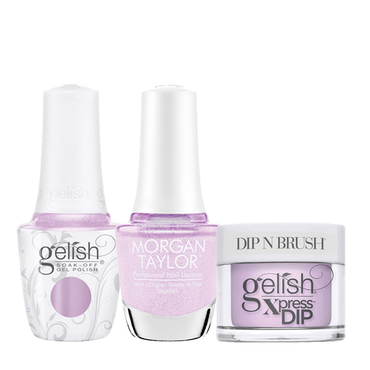 Gelish Morgan Taylor Trio Prism Blooms - Lucidly Lavendar