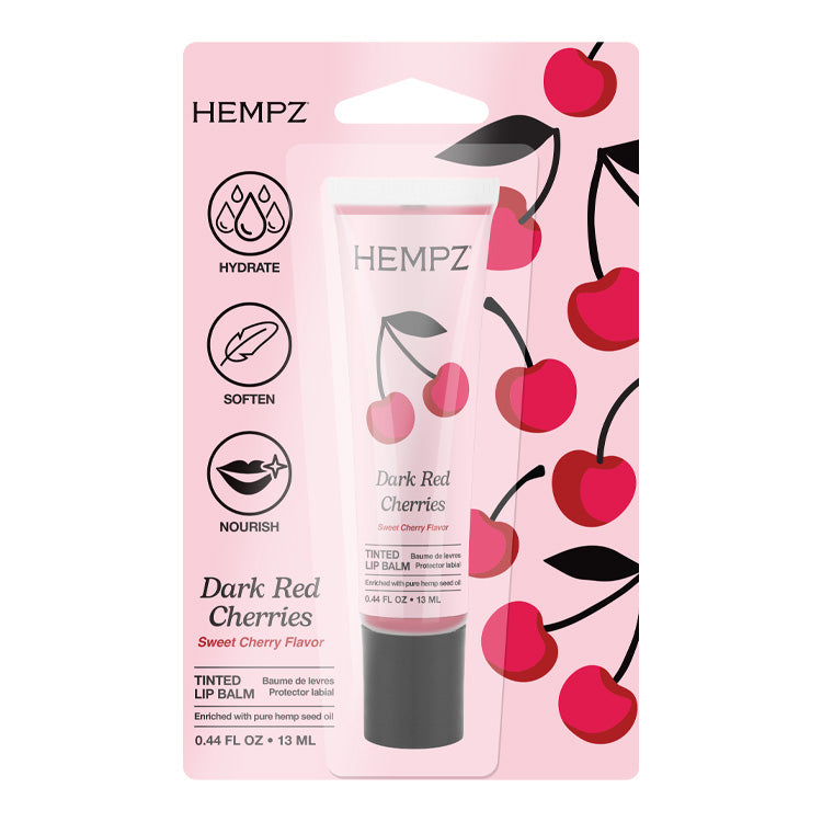 Hempz Tinted Lip Balm - Dark Red Cherries 0.44 oz.