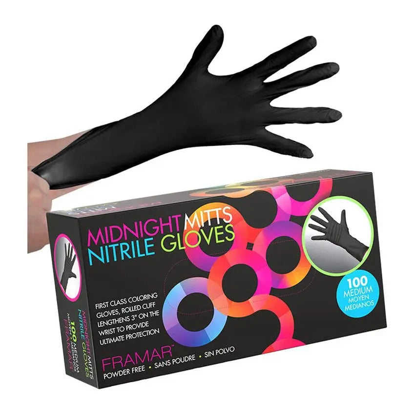 Framar Midnight Mitts Nitrile Gloves Framar