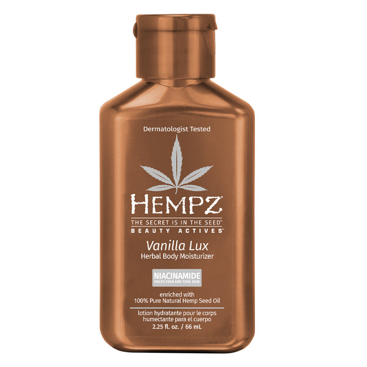 Hempz Mini Vanilla Lux Herbal Body Moisturizer 2.25 oz.
