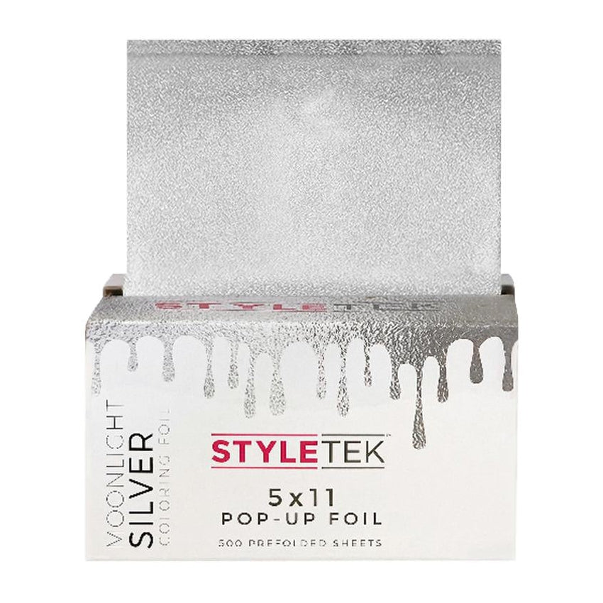 StyleTek Moonlight Silver Pop Up Foil Classic Light Embossed