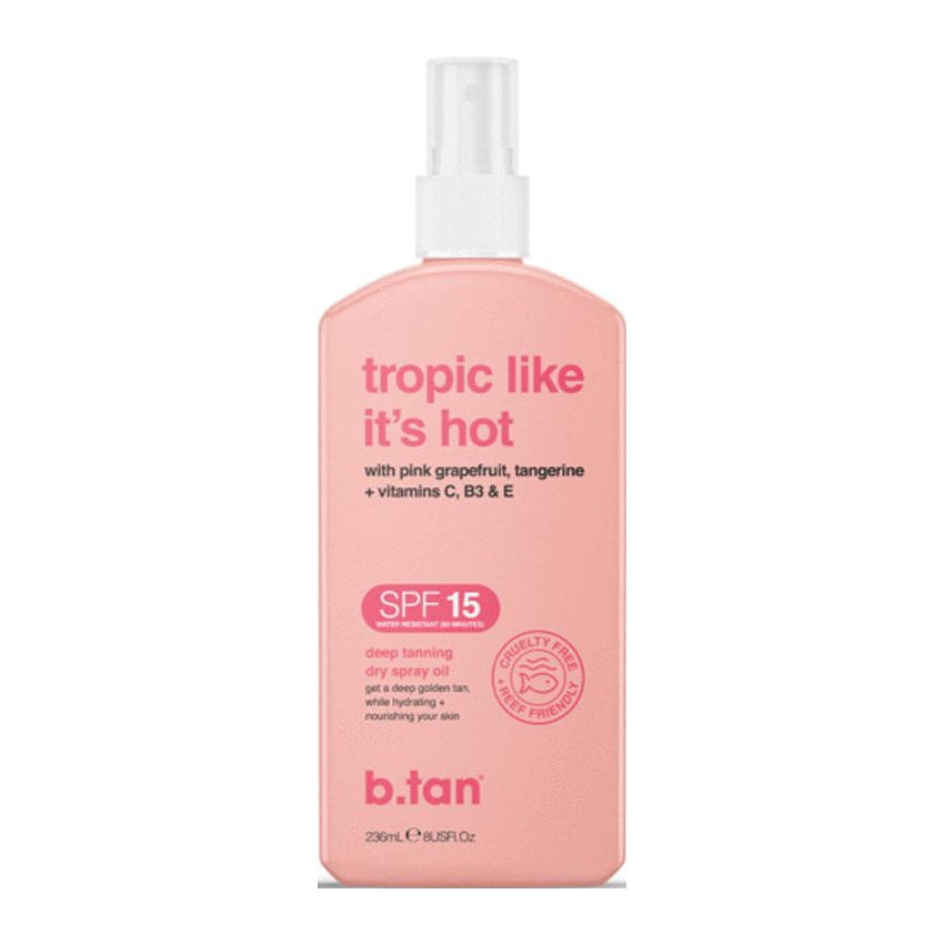 B.Tan Tropic Like It's Hot SPF 15 Tanning Oil