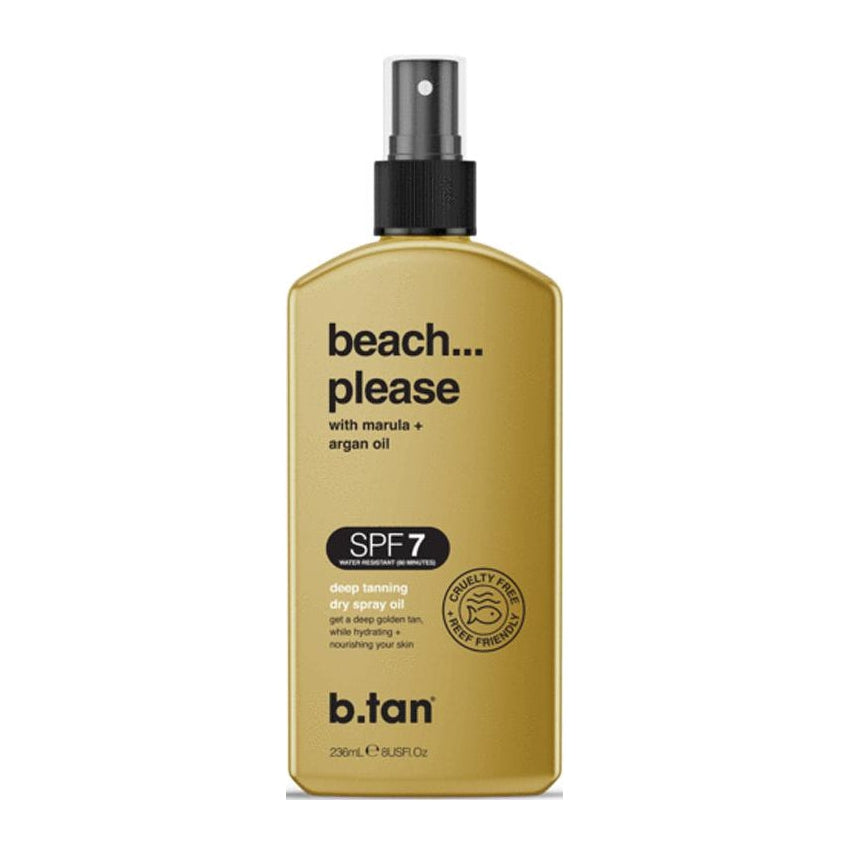 B.Tan Beach Please SPF 7 Dry Tanning Oil