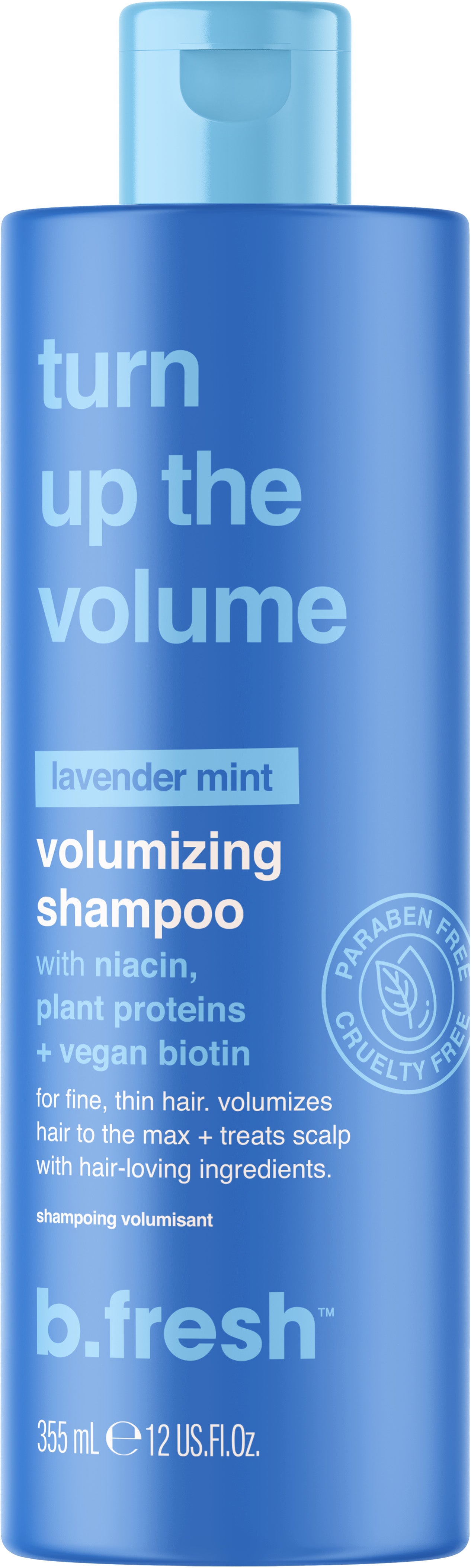 B.Fresh Shampoo - Turn Up The Volume 12 oz. - PinkPro Beauty Supply