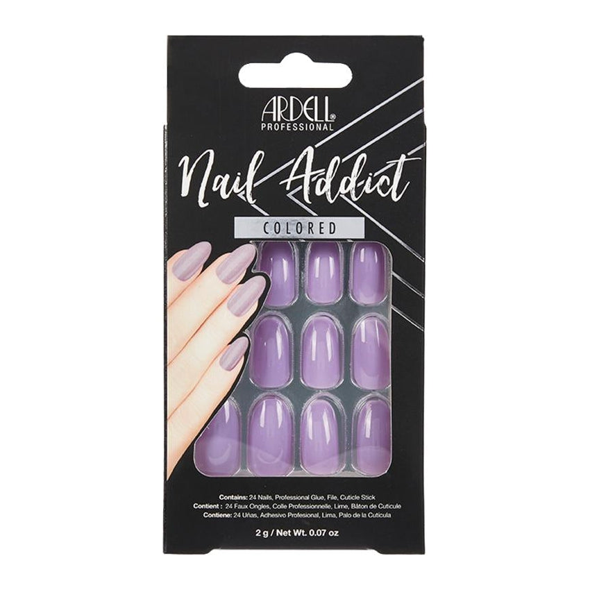 Ardell Nail Addict Lovely Lavendar Colored